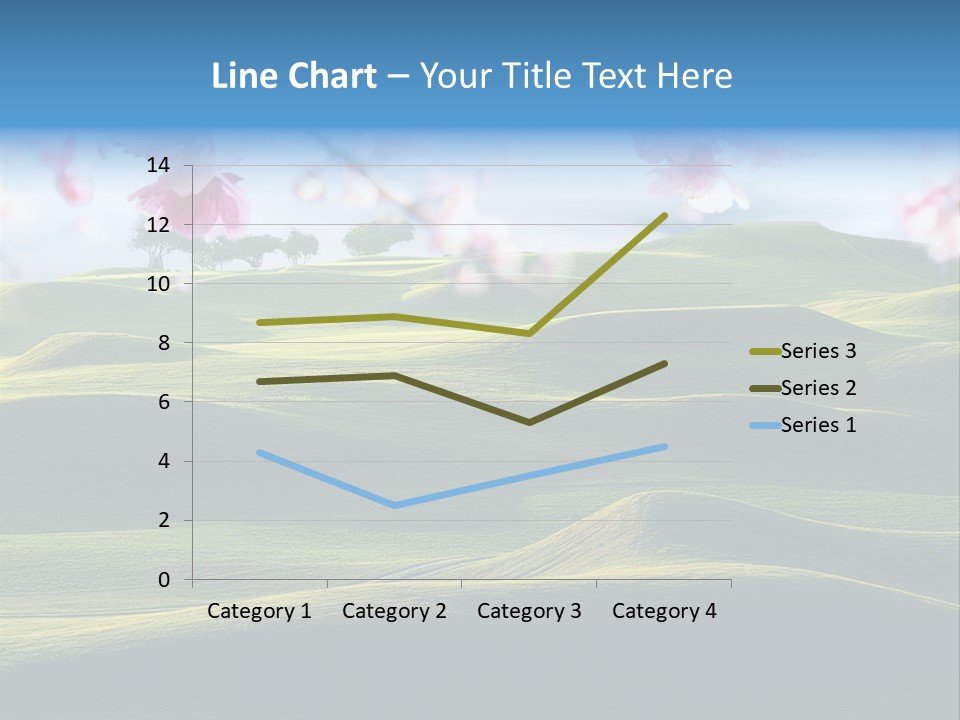 Cherry Sakura Recreation PowerPoint Template