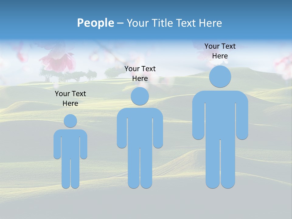 Cherry Sakura Recreation PowerPoint Template