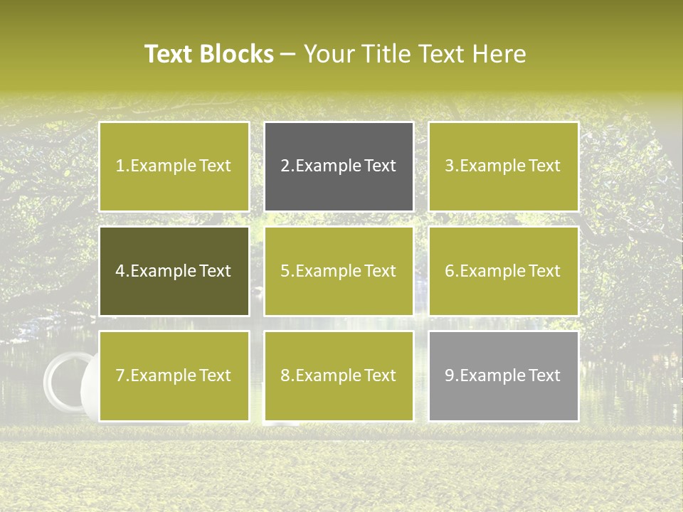 Teacup Herbal Leaf PowerPoint Template