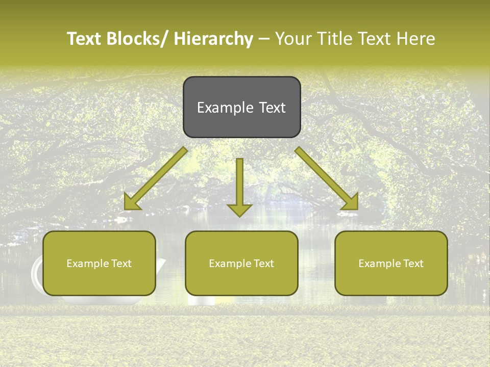 Teacup Herbal Leaf PowerPoint Template