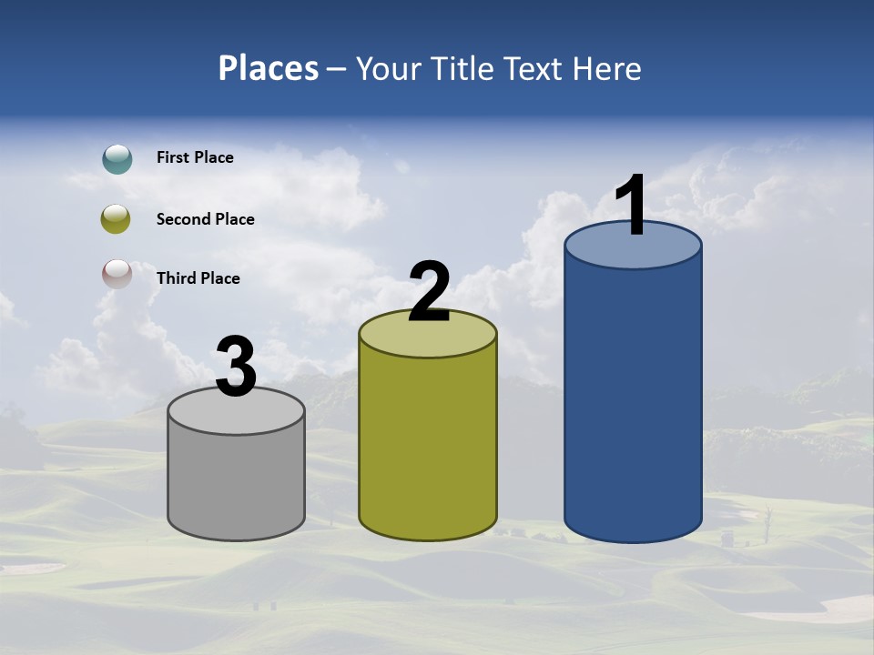 Light Mountain Land PowerPoint Template