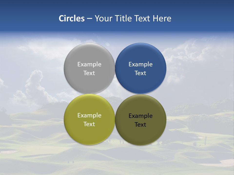 Light Mountain Land PowerPoint Template