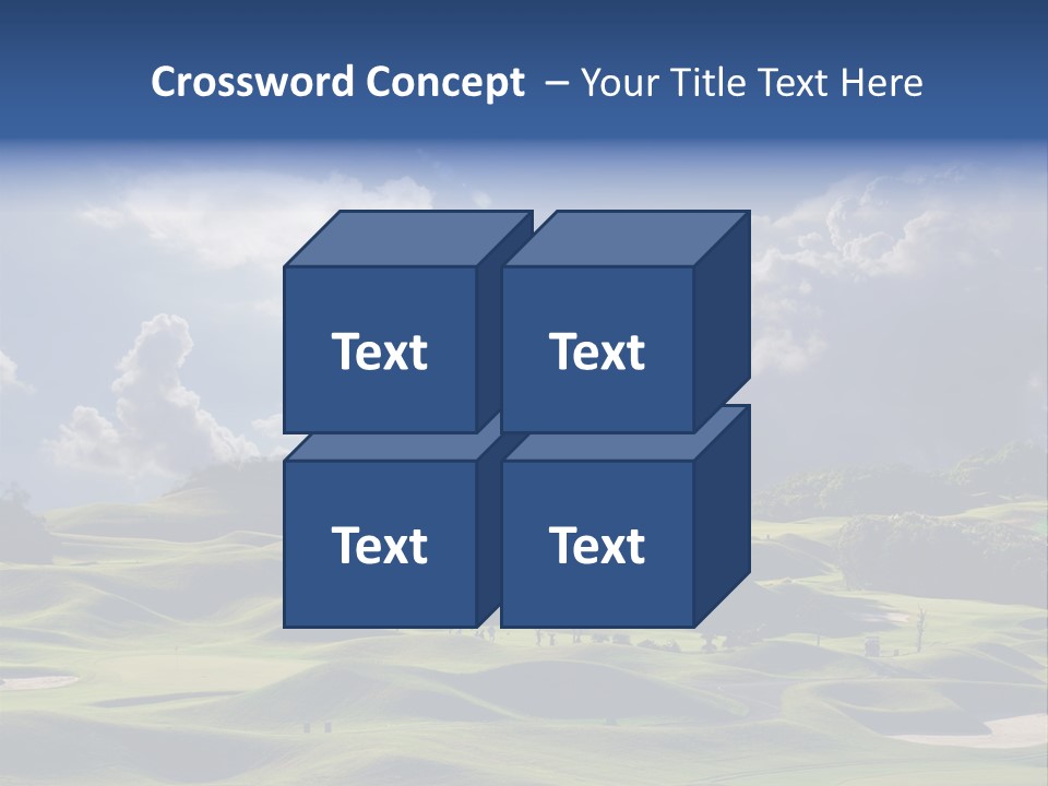 Light Mountain Land PowerPoint Template