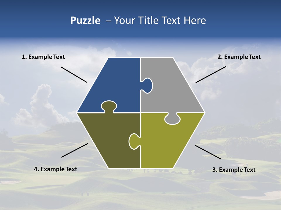 Light Mountain Land PowerPoint Template