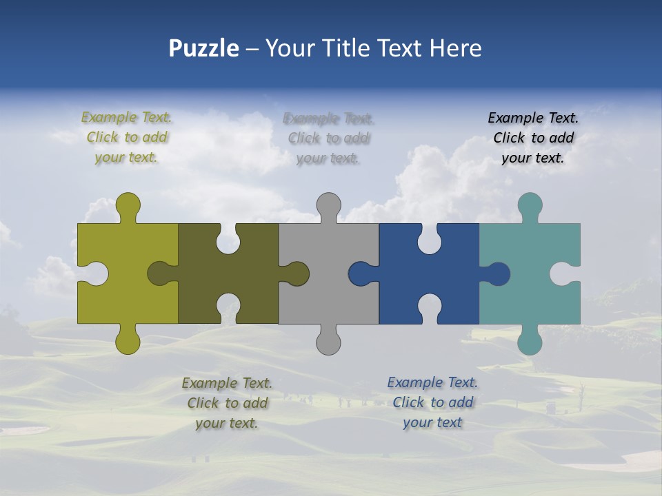 Light Mountain Land PowerPoint Template