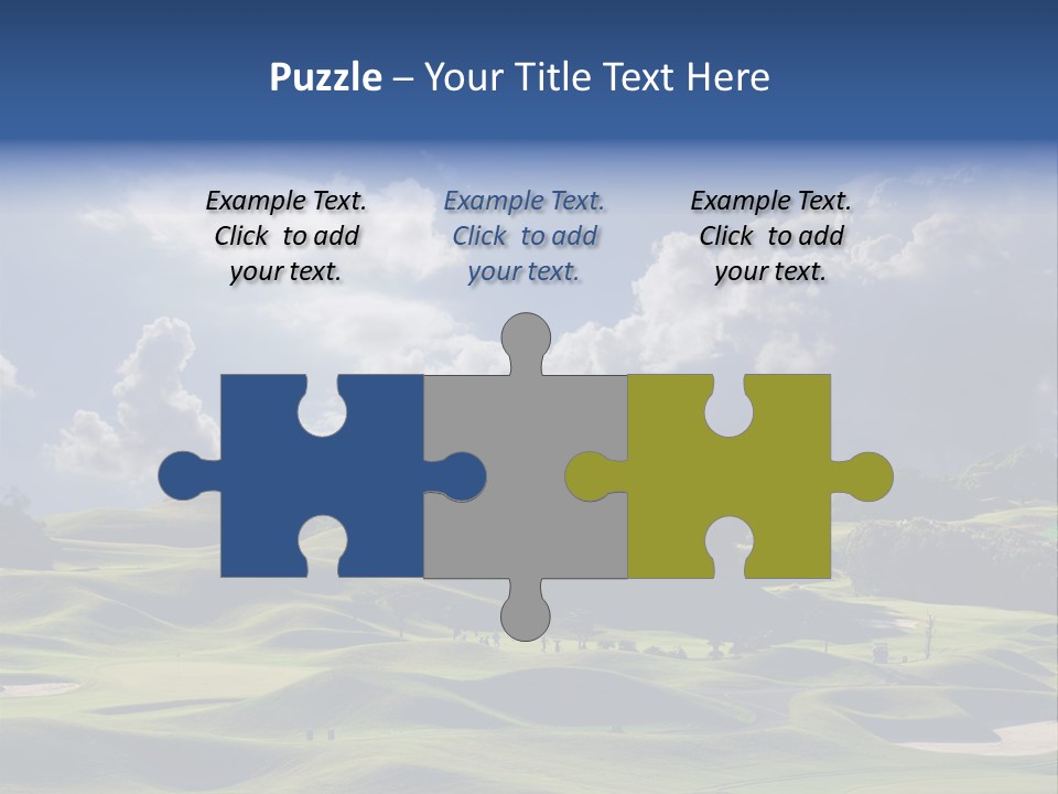 Light Mountain Land PowerPoint Template