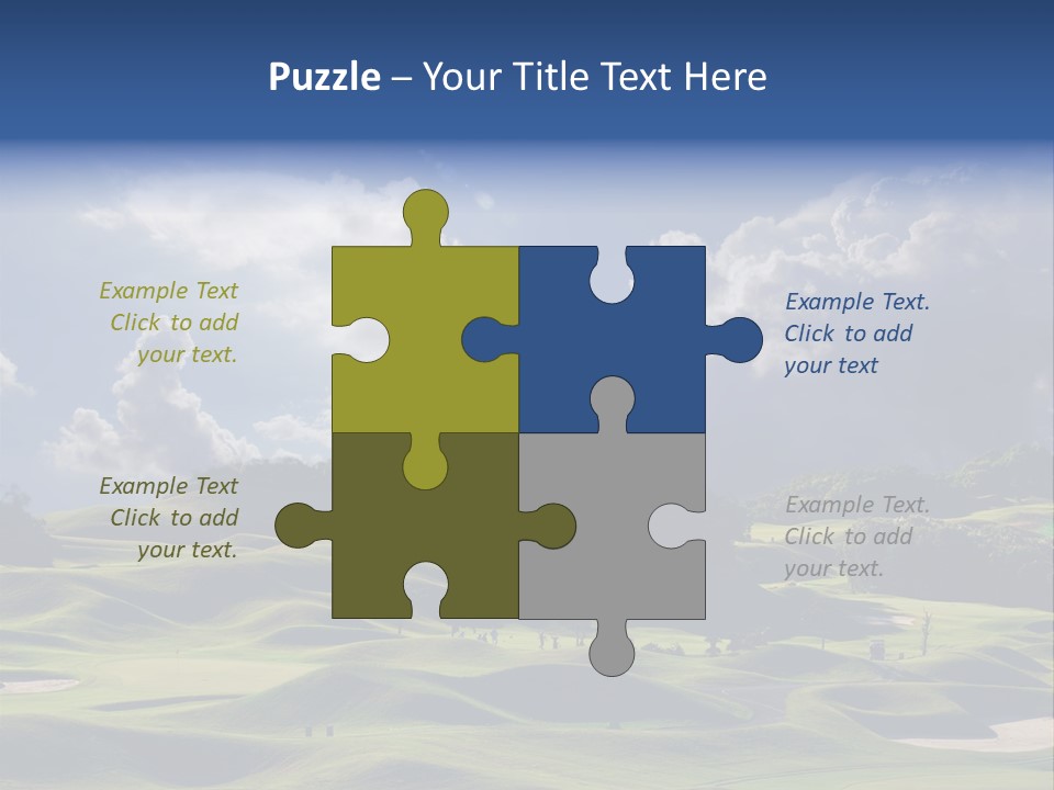 Light Mountain Land PowerPoint Template