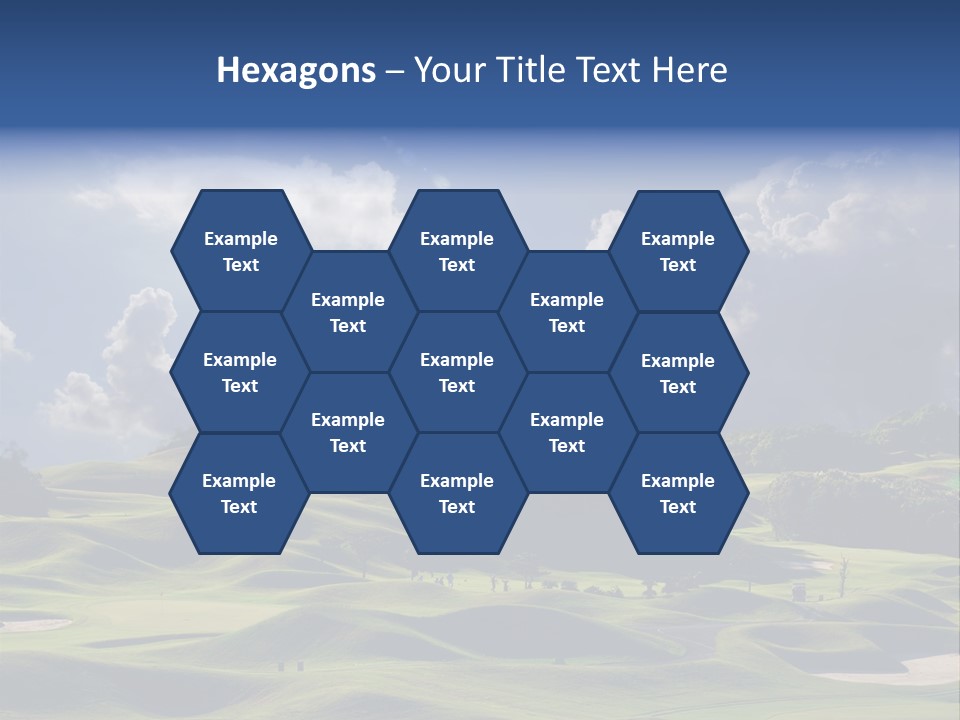 Light Mountain Land PowerPoint Template