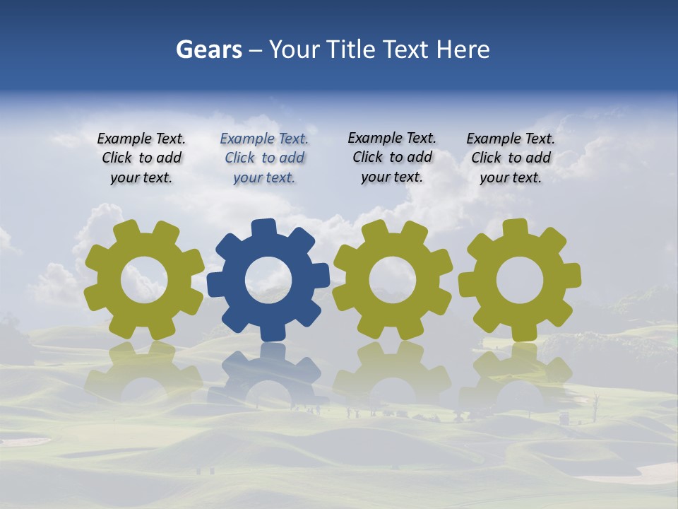 Light Mountain Land PowerPoint Template