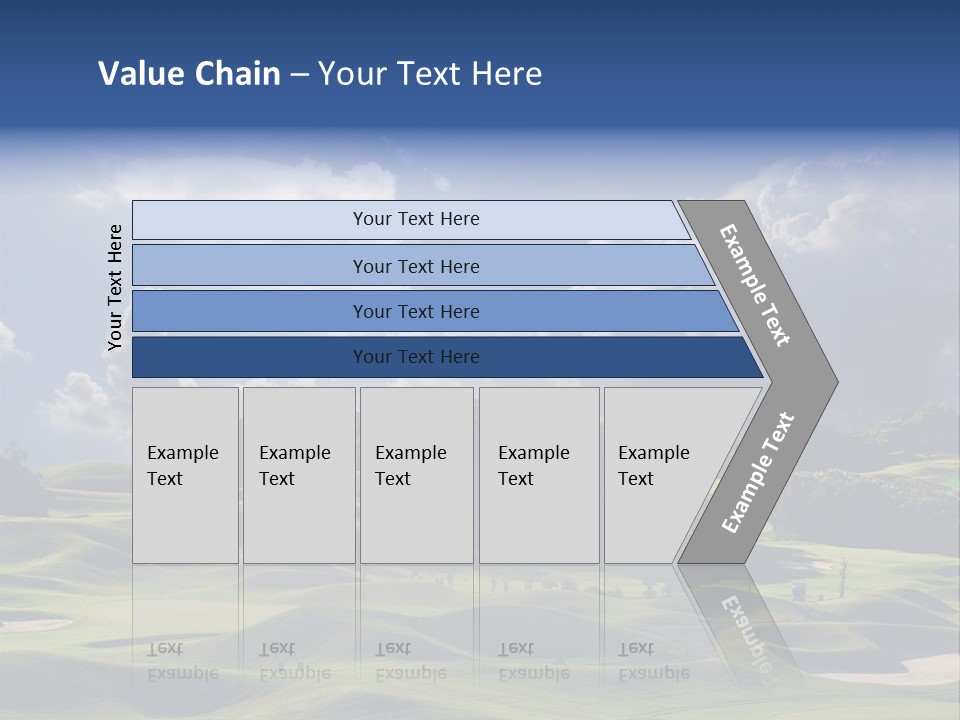 Light Mountain Land PowerPoint Template