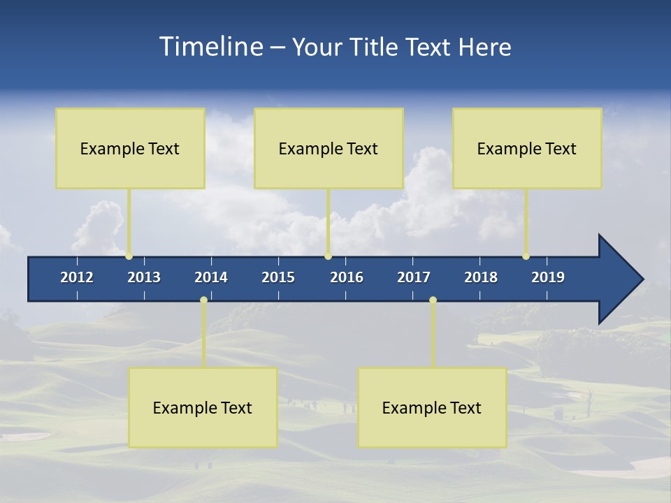 Light Mountain Land PowerPoint Template