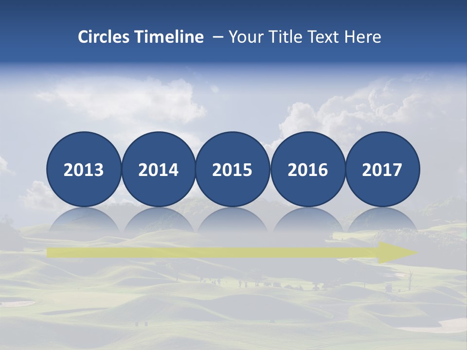 Light Mountain Land PowerPoint Template