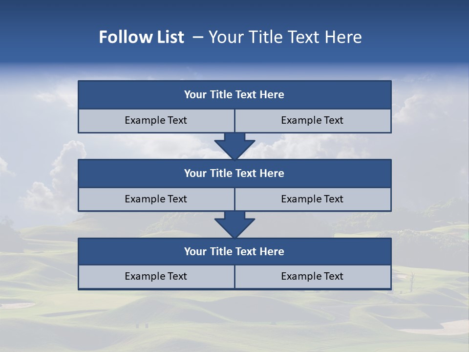 Light Mountain Land PowerPoint Template