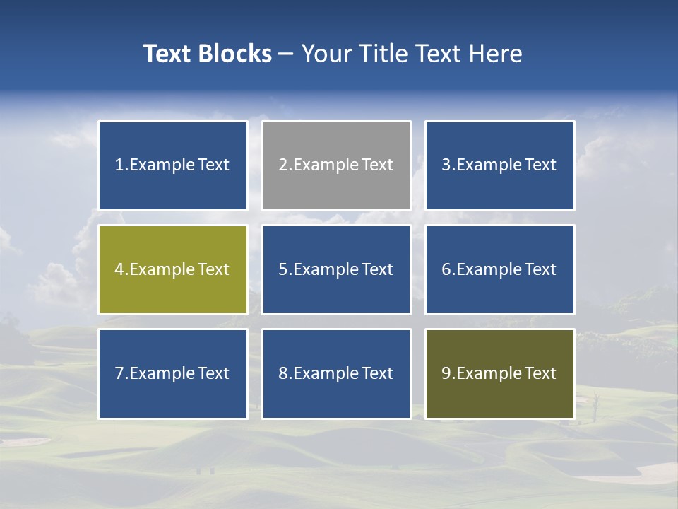 Light Mountain Land PowerPoint Template