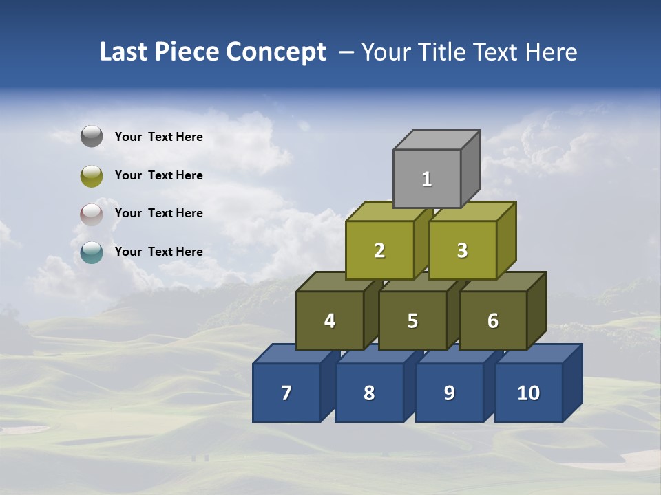 Light Mountain Land PowerPoint Template