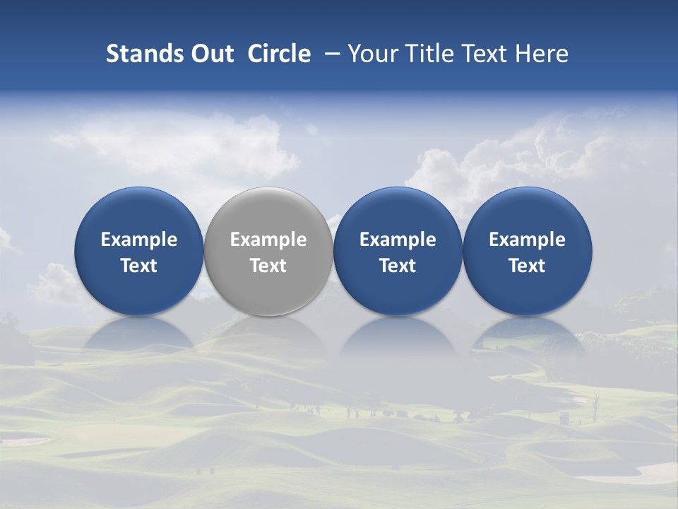 Light Mountain Land PowerPoint Template