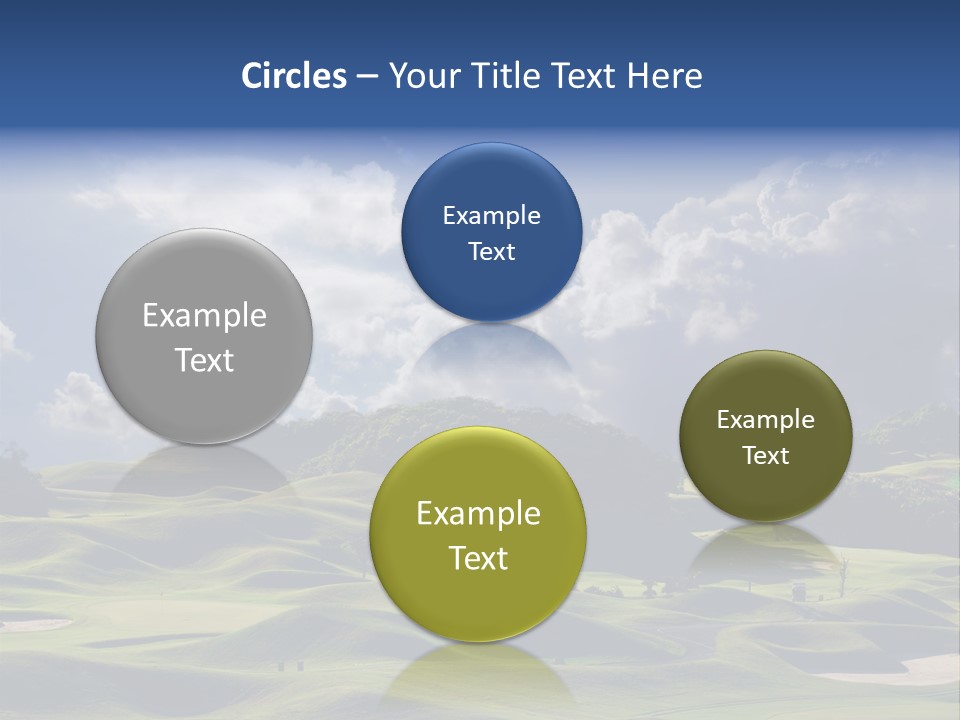 Light Mountain Land PowerPoint Template