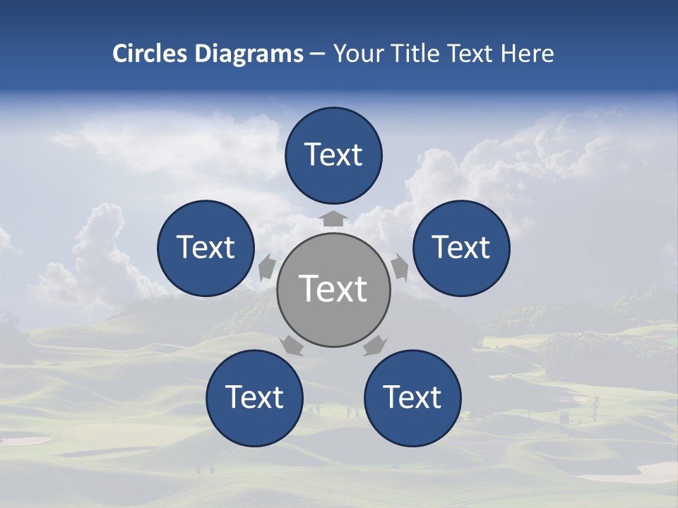 Light Mountain Land PowerPoint Template