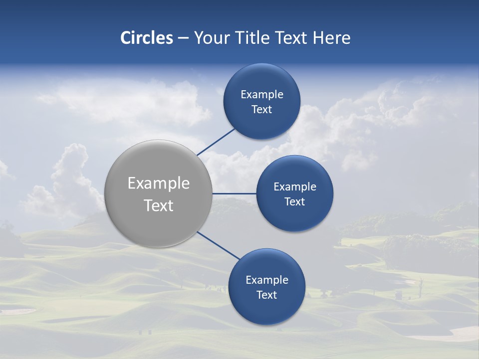 Light Mountain Land PowerPoint Template