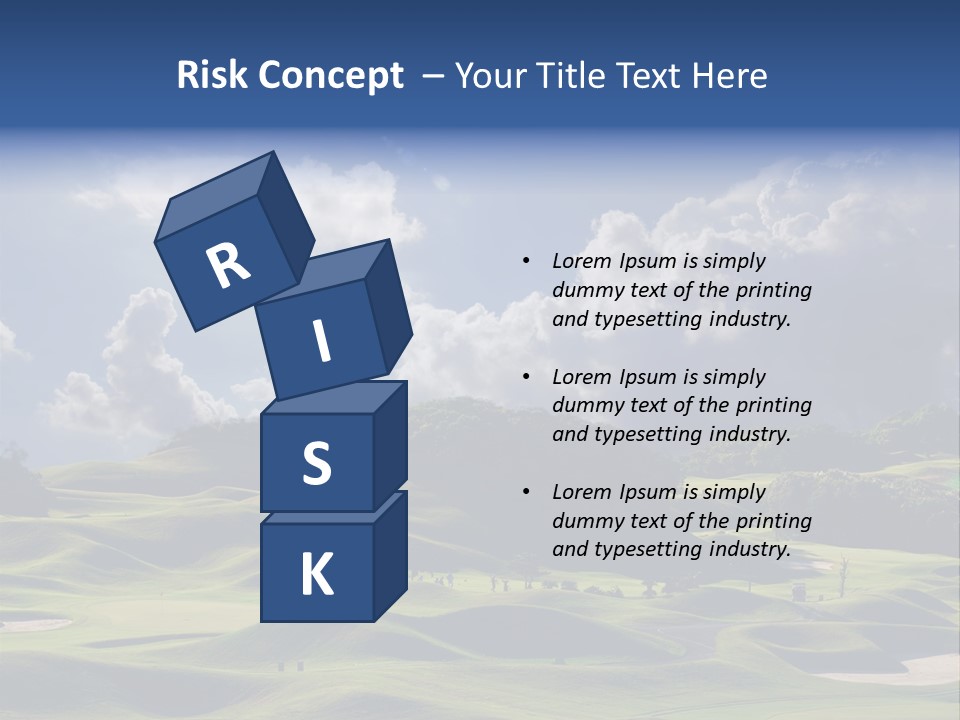 Light Mountain Land PowerPoint Template