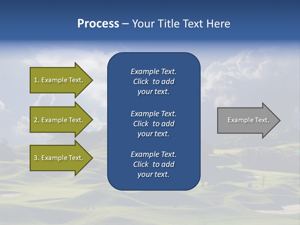 Light Mountain Land PowerPoint Template
