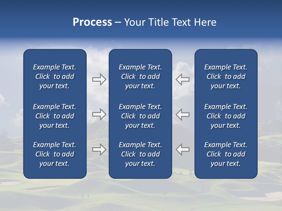 Light Mountain Land PowerPoint Template