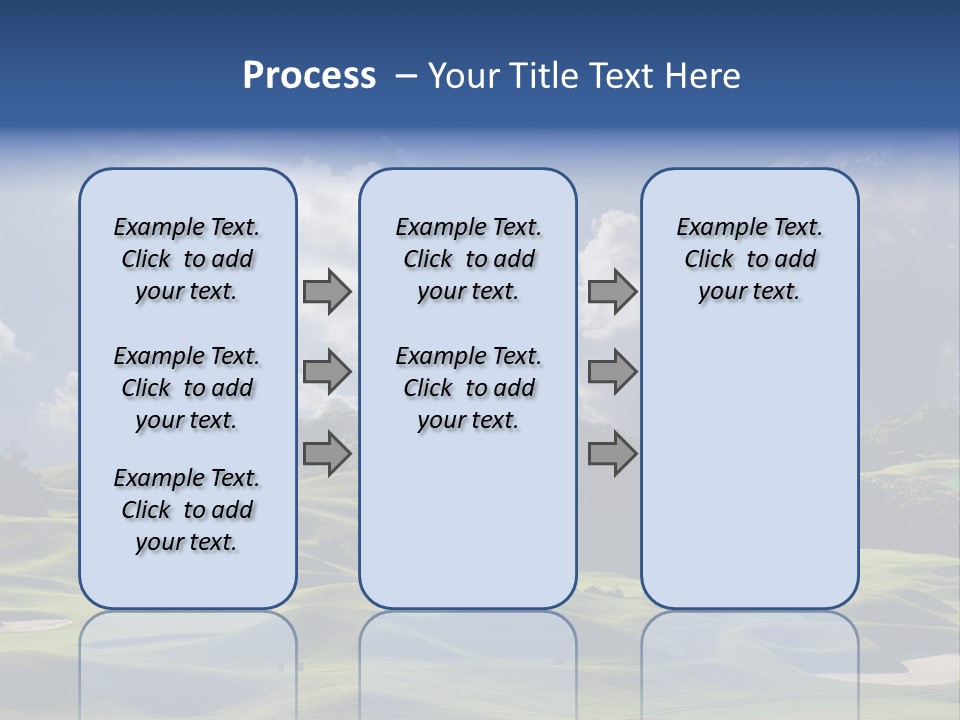 Light Mountain Land PowerPoint Template