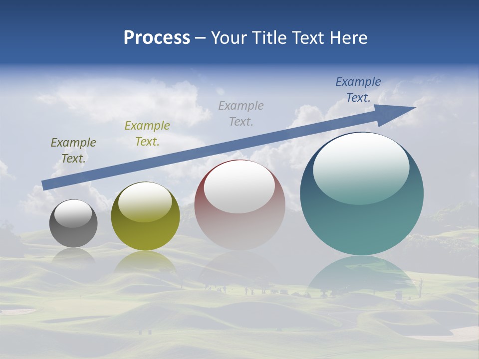Light Mountain Land PowerPoint Template