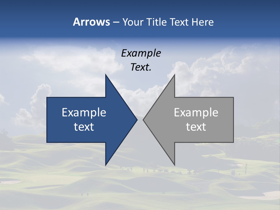 Light Mountain Land PowerPoint Template
