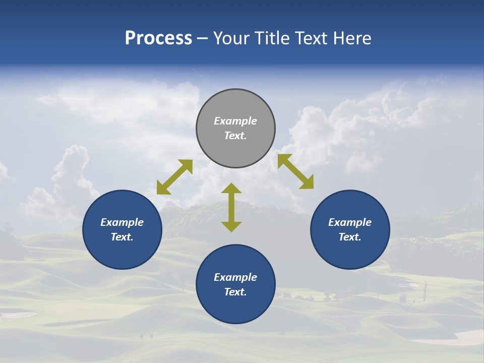 Light Mountain Land PowerPoint Template