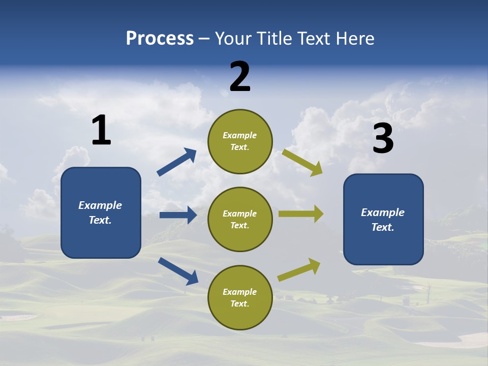 Light Mountain Land PowerPoint Template