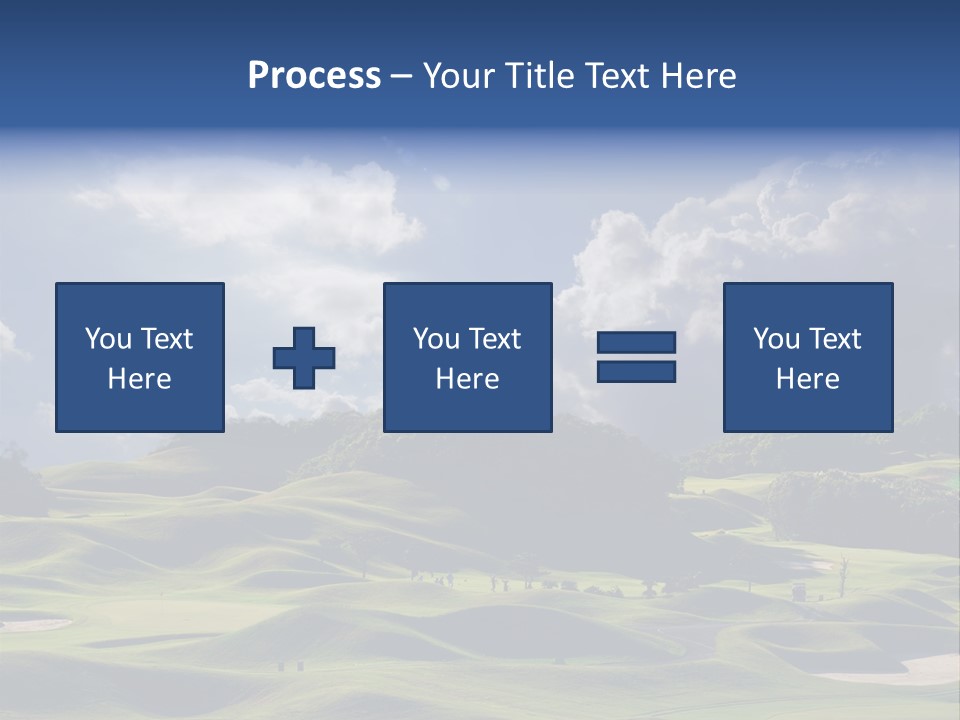 Light Mountain Land PowerPoint Template