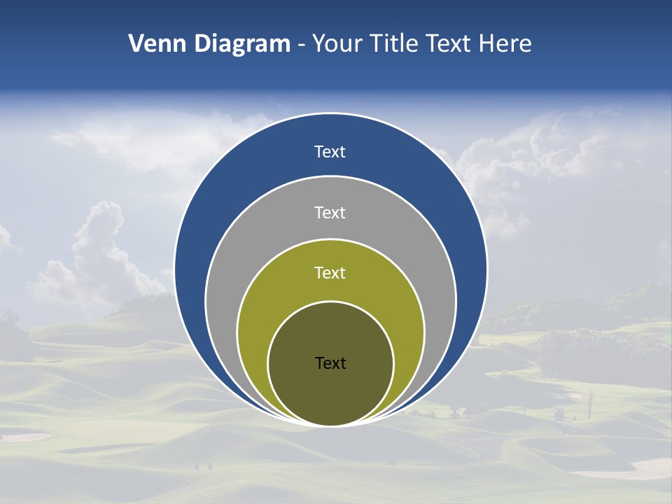 Light Mountain Land PowerPoint Template