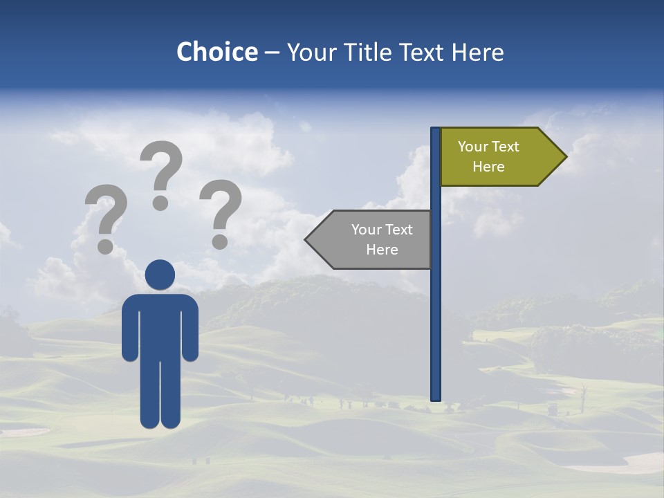 Light Mountain Land PowerPoint Template