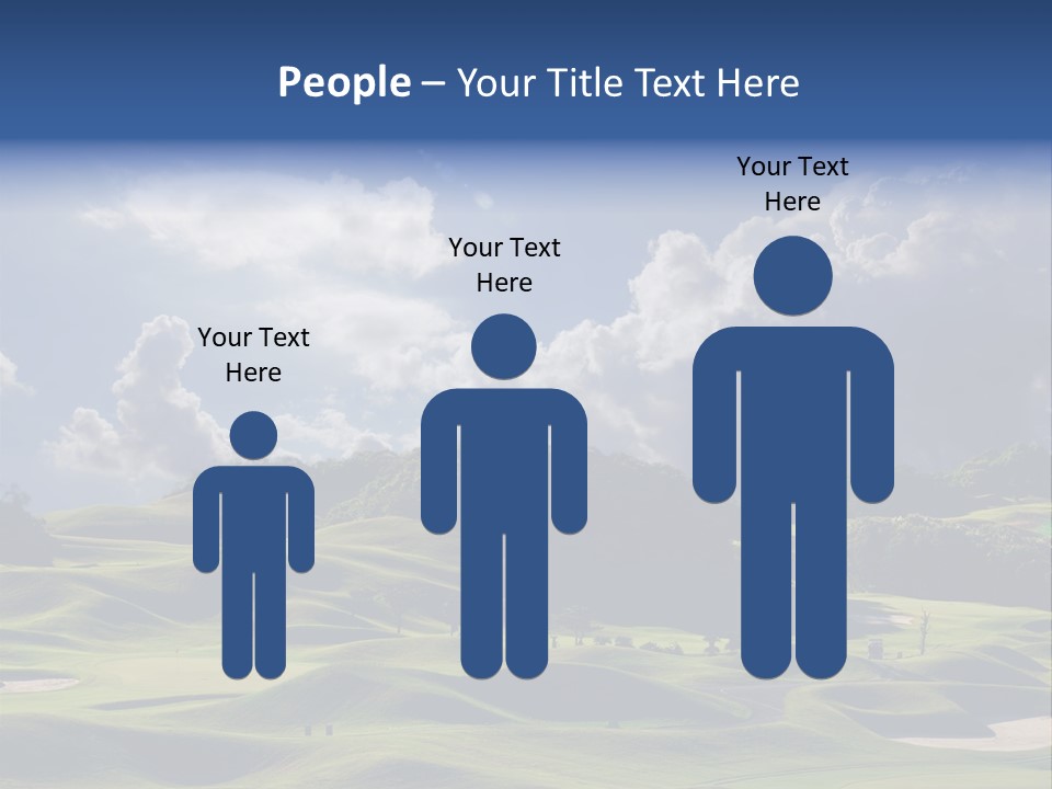 Light Mountain Land PowerPoint Template