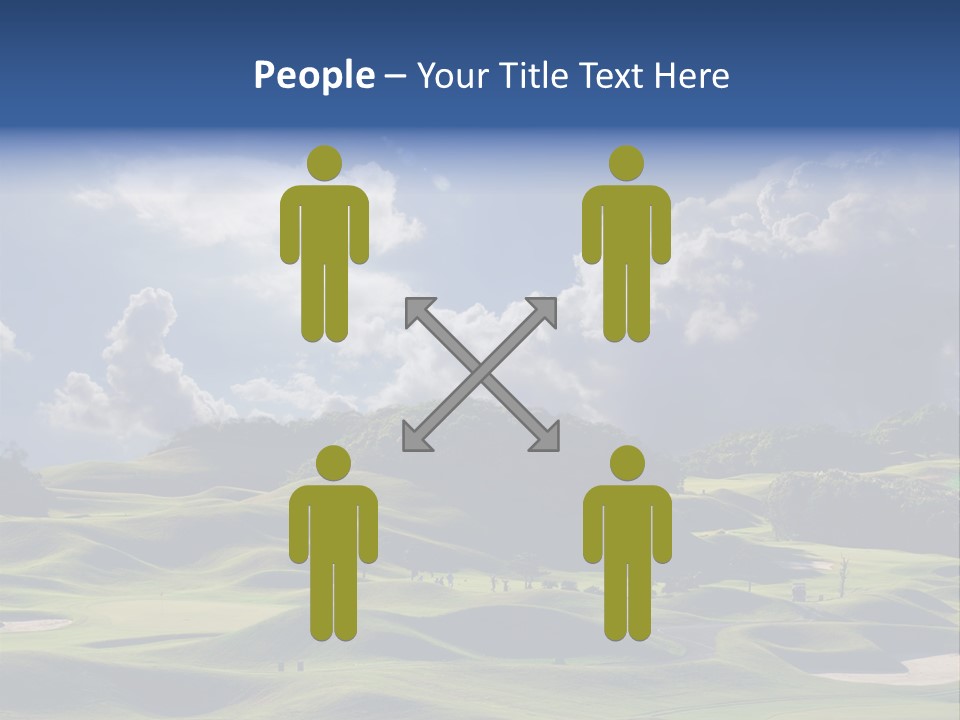 Light Mountain Land PowerPoint Template