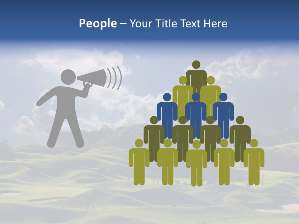 Light Mountain Land PowerPoint Template