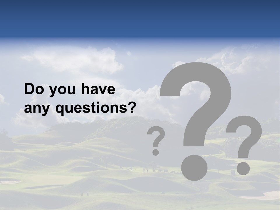 Light Mountain Land PowerPoint Template