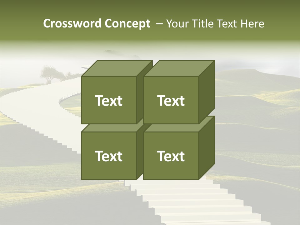 Idea Opportunity Cloudscape PowerPoint Template