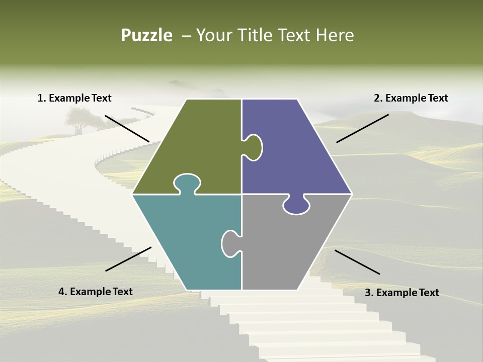 Idea Opportunity Cloudscape PowerPoint Template