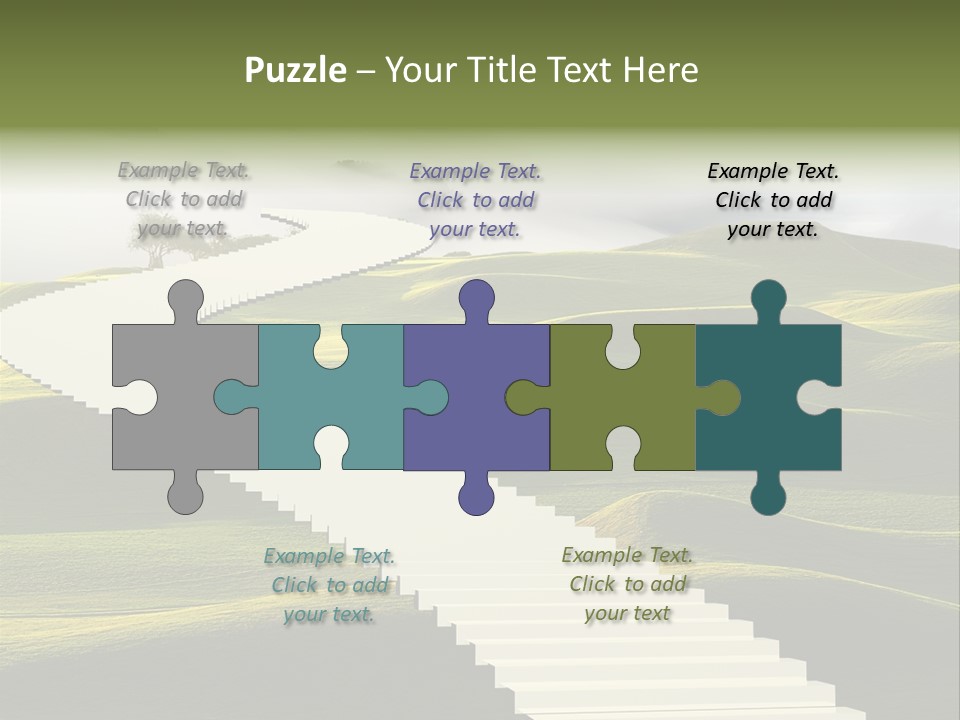 Idea Opportunity Cloudscape PowerPoint Template