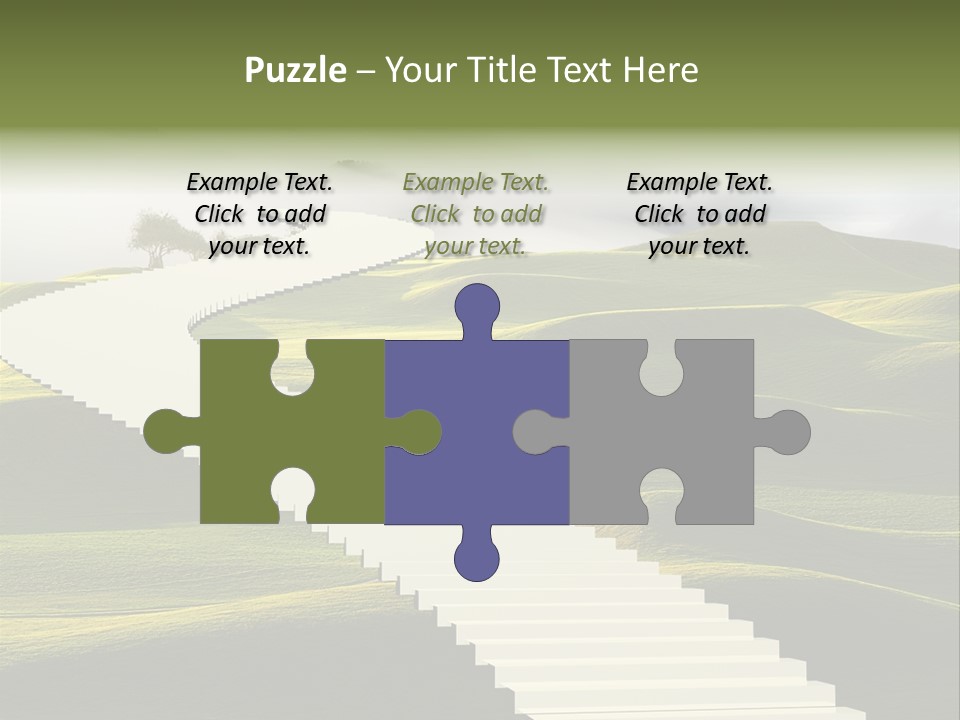 Idea Opportunity Cloudscape PowerPoint Template