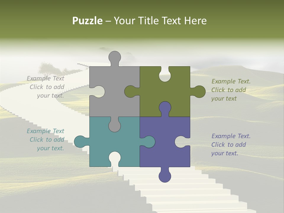 Idea Opportunity Cloudscape PowerPoint Template