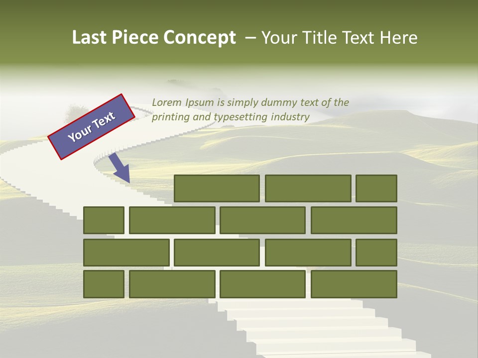 Idea Opportunity Cloudscape PowerPoint Template