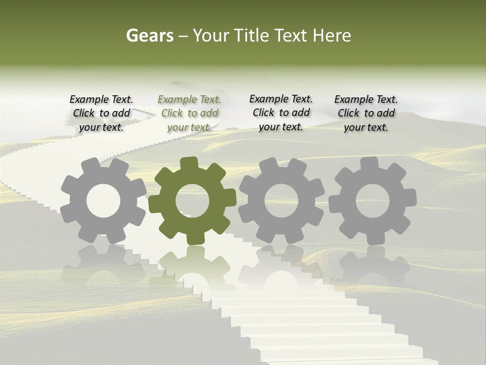 Idea Opportunity Cloudscape PowerPoint Template