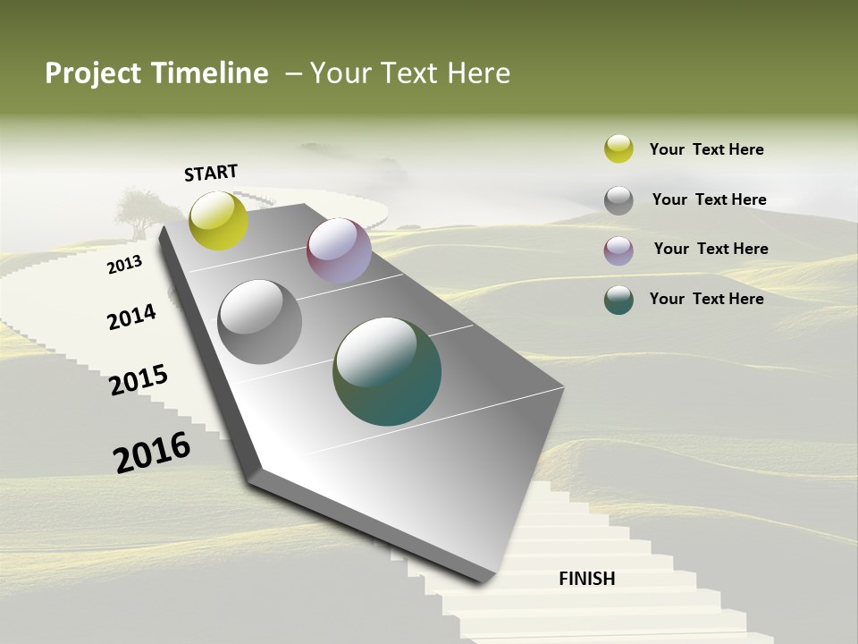 Idea Opportunity Cloudscape PowerPoint Template