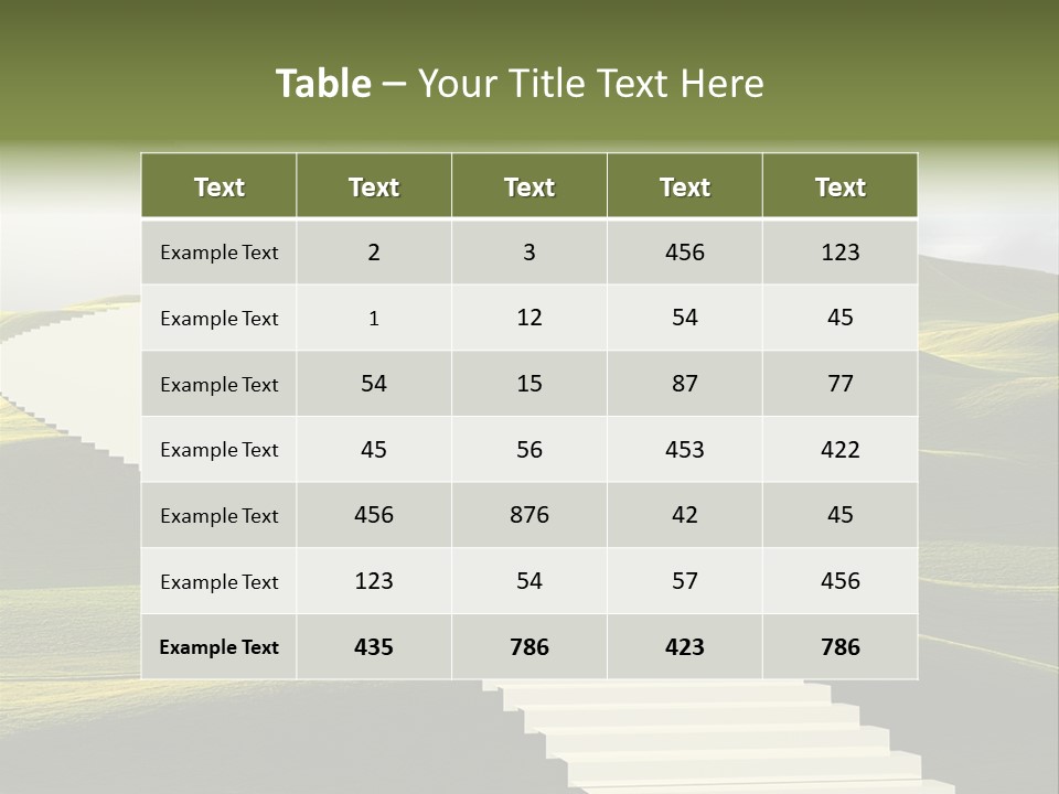 Idea Opportunity Cloudscape PowerPoint Template
