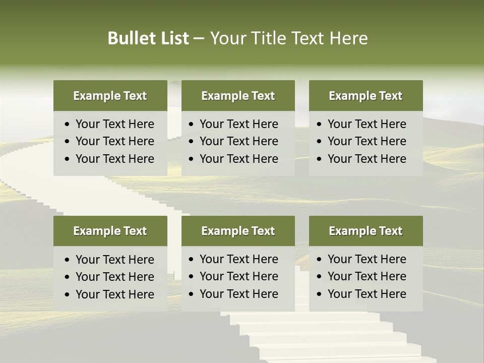 Idea Opportunity Cloudscape PowerPoint Template