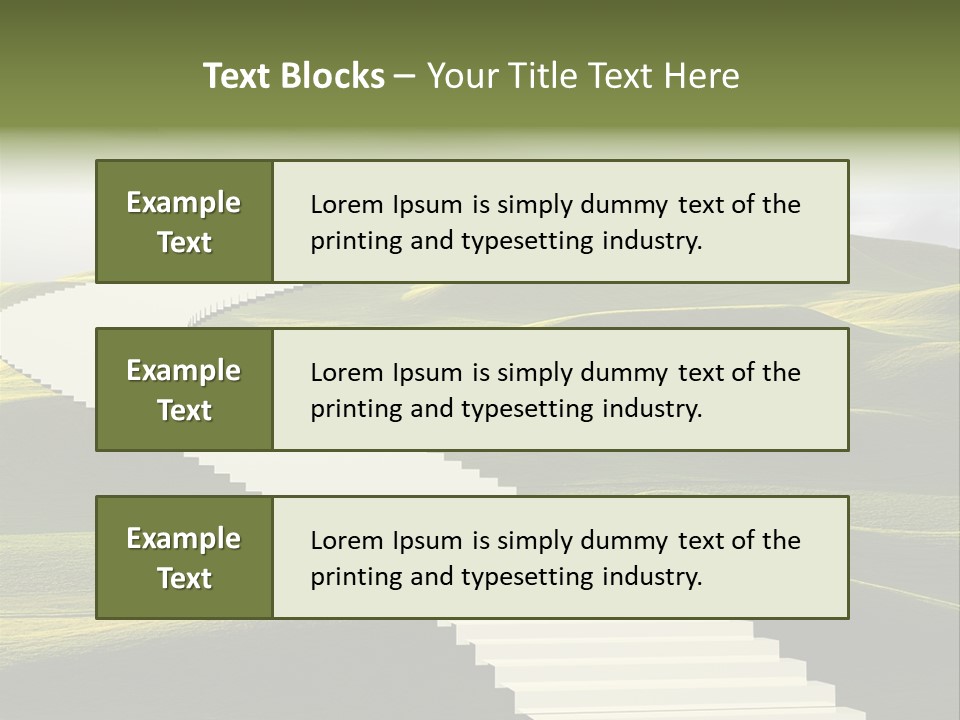 Idea Opportunity Cloudscape PowerPoint Template