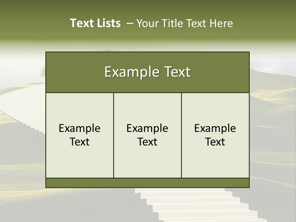 Idea Opportunity Cloudscape PowerPoint Template